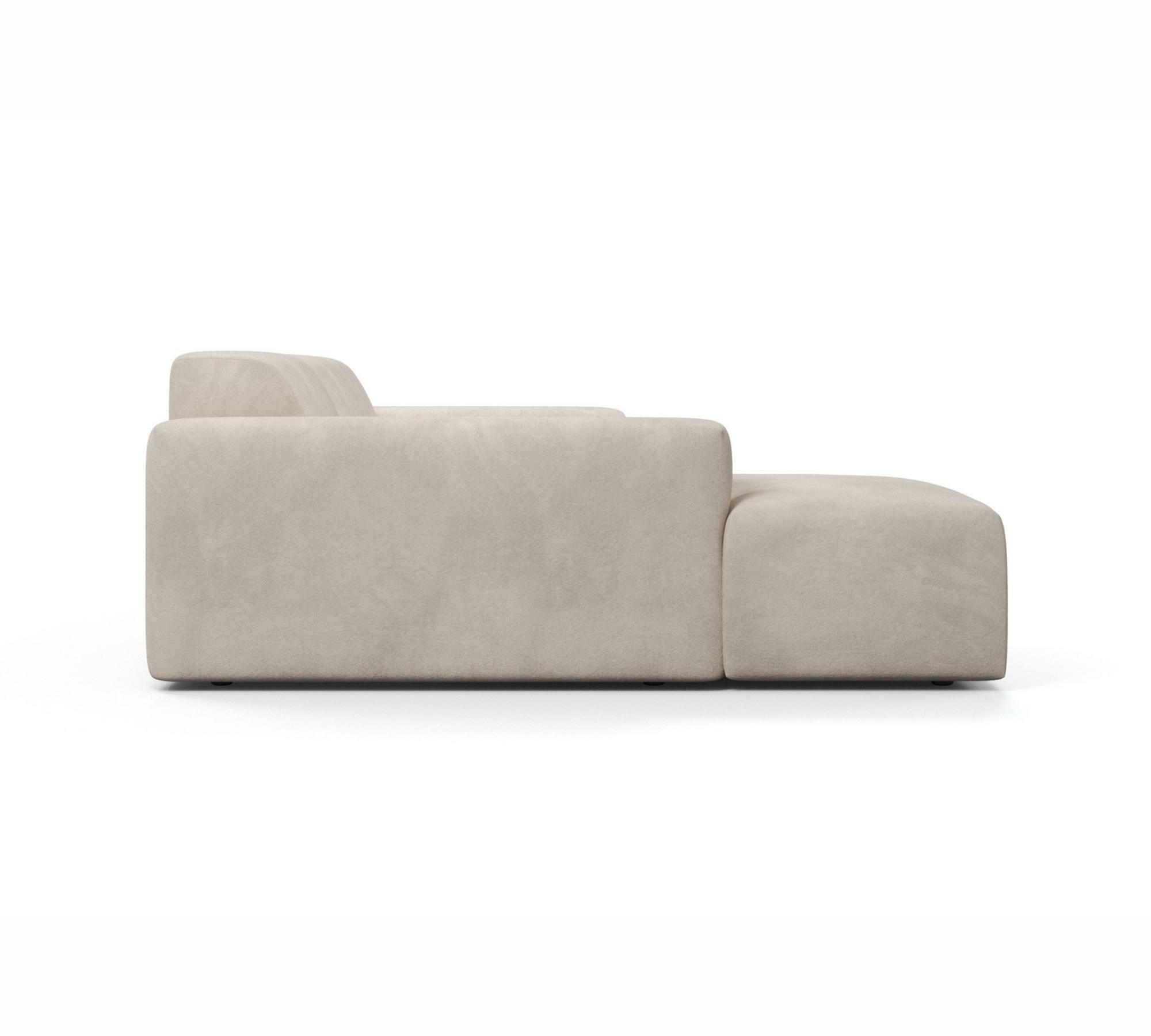 2-Sitzer Sofa Karen Récamiere Links Beige 5