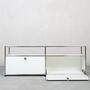 USM Haller Sideboard 2x1 Fächer Aufbau Goldgelb 1