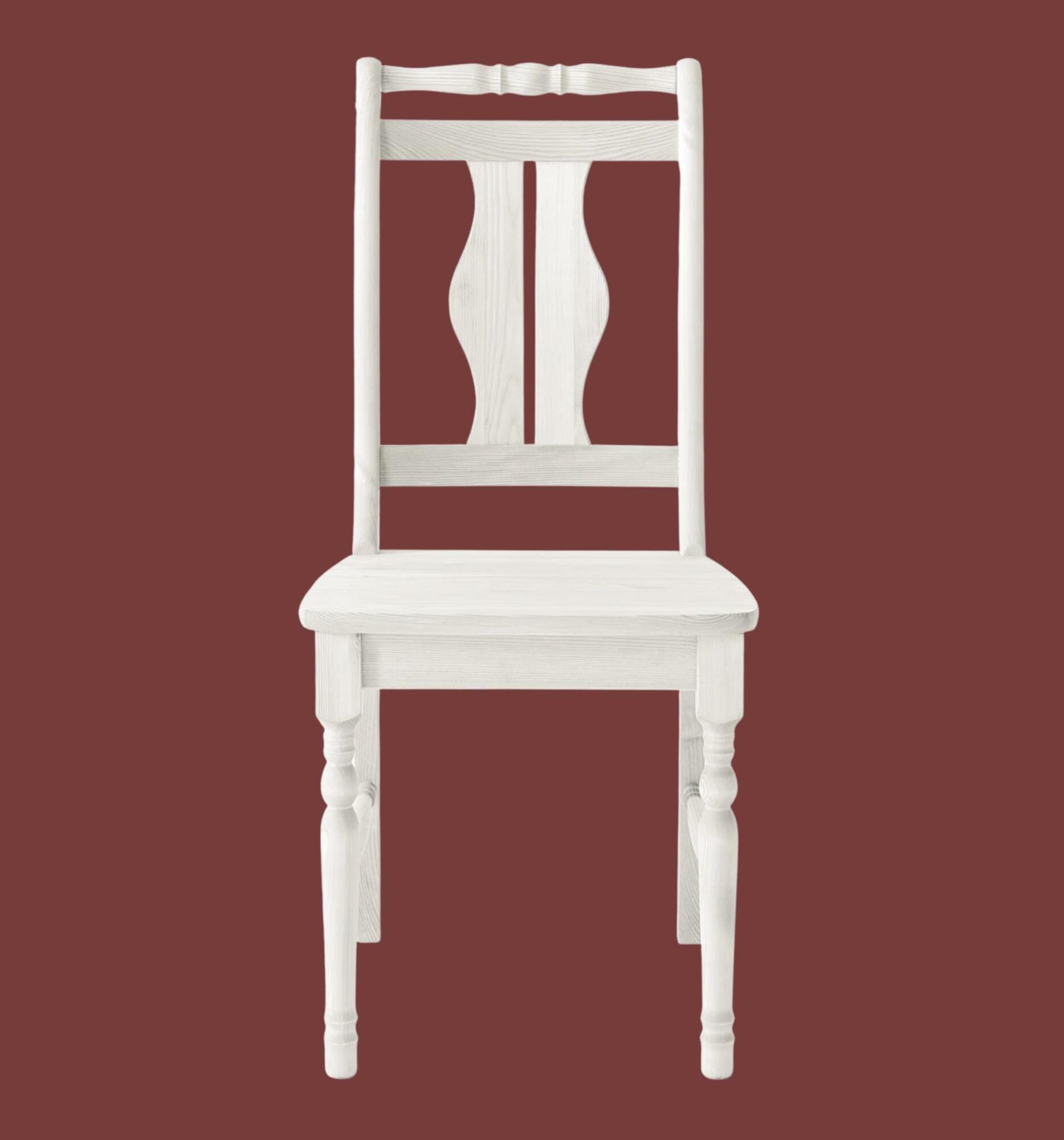 2x Stuhl Landhausstil Weiß 1