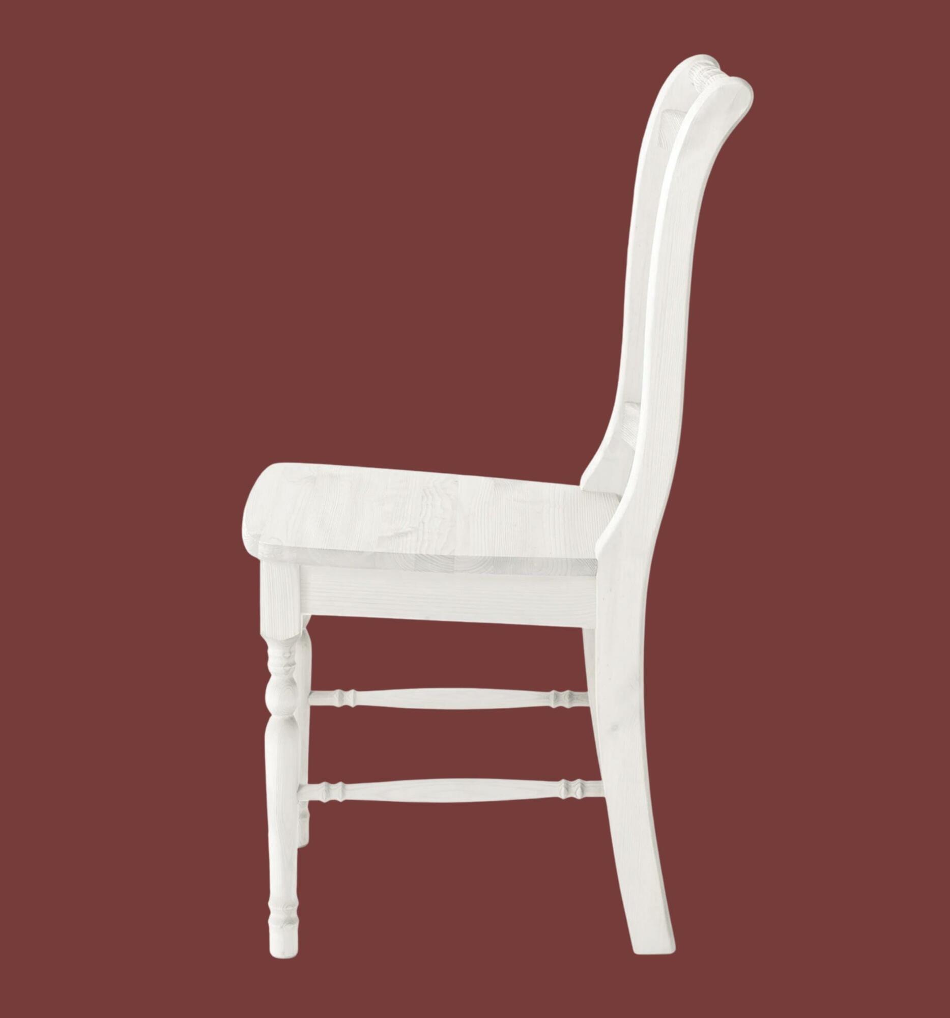 2x Stuhl Landhausstil Weiß 2