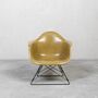 Eames Fiberglass LAR Chair by Herman Miller Khaki 1