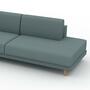 Ecksofa TYME im Scandi Style Récamiere Links Taubenblau 4