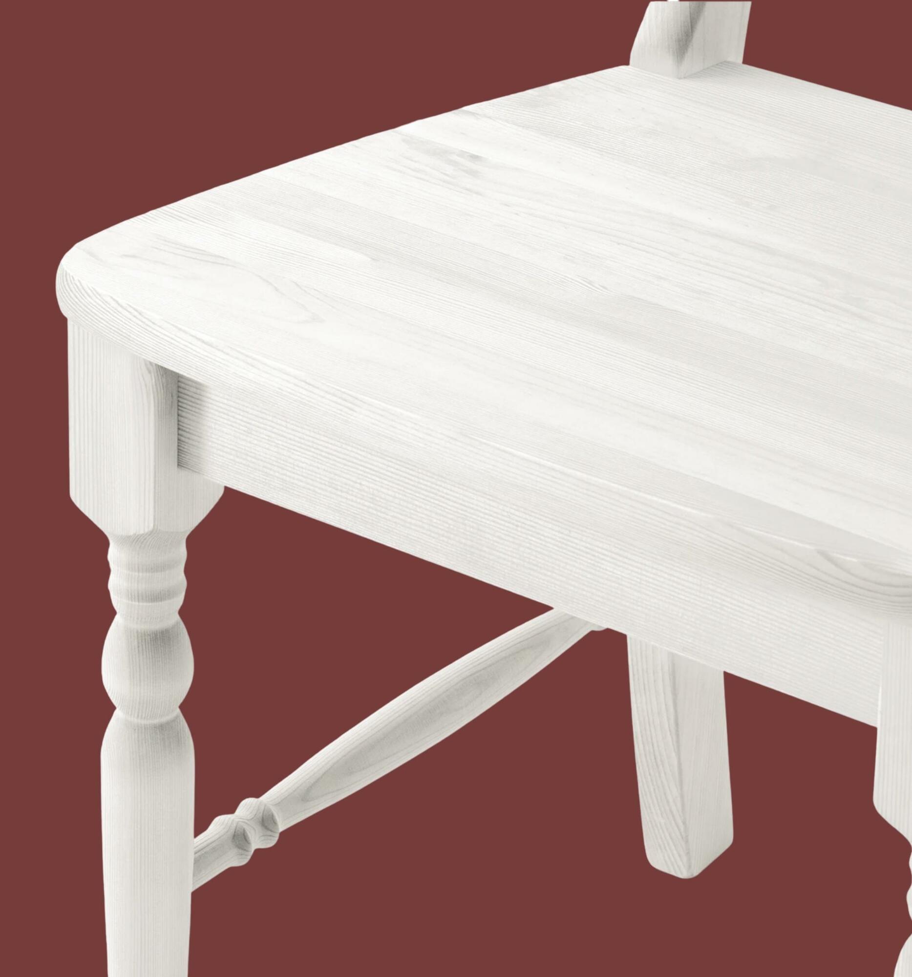 2x Stuhl Landhausstil Weiß 5