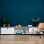 USM Haller Lowboard 3x1 offenes Fach Mitte Mattsilber 1