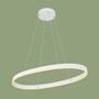 LED-Pendelleuchte Oval Weiß 3