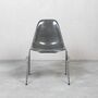 Eames Fiberglass Side Chair by Herman Miller Elephant Grey 1