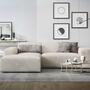 2-Sitzer Sofa Karen Récamiere Links Beige 0
