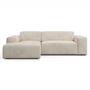 2-Sitzer Sofa Karen Récamiere Links Beige 1
