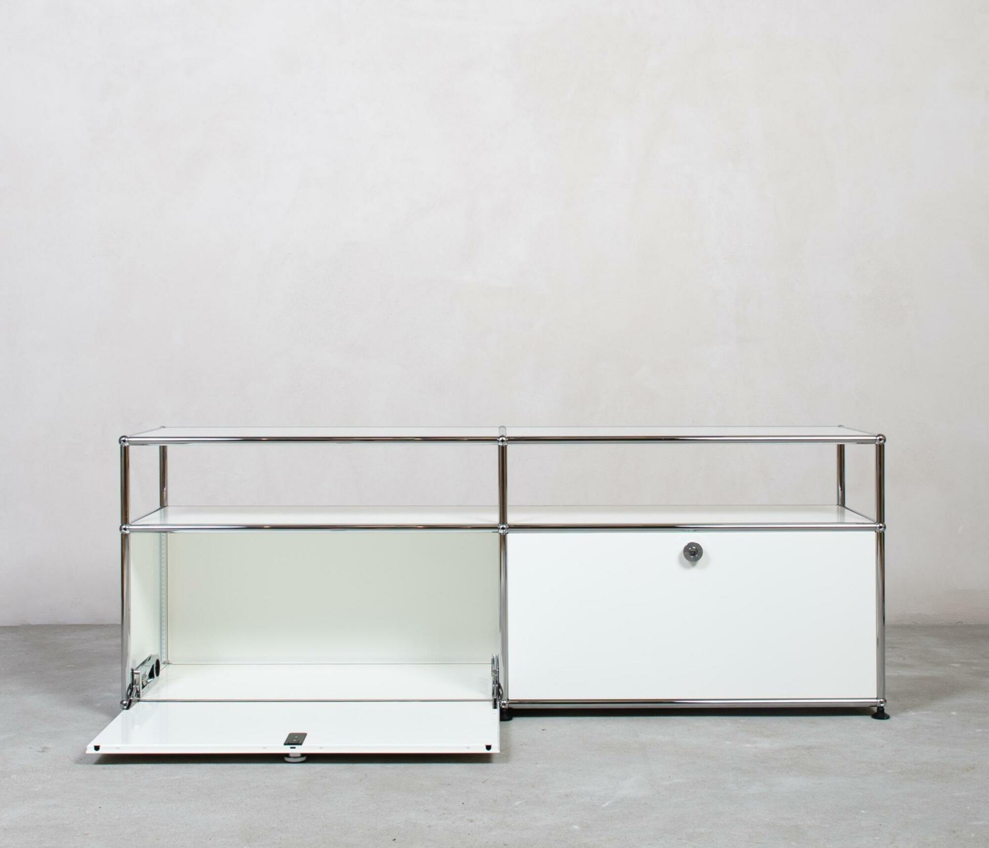 USM Haller Sideboard 2x1 Fächer Aufbau Goldgelb 2