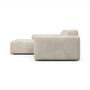 2-Sitzer Sofa Karen Récamiere Links Beige 6