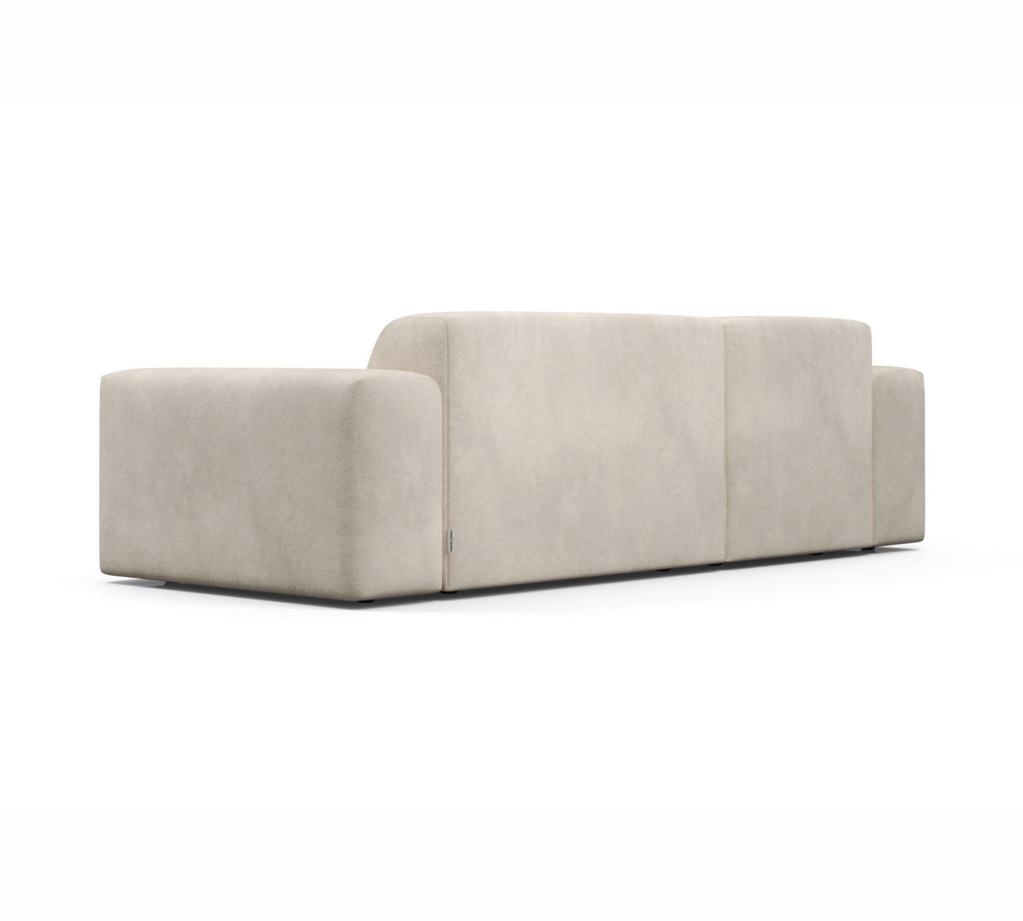 2-Sitzer Sofa Karen Récamiere Links Beige 7
