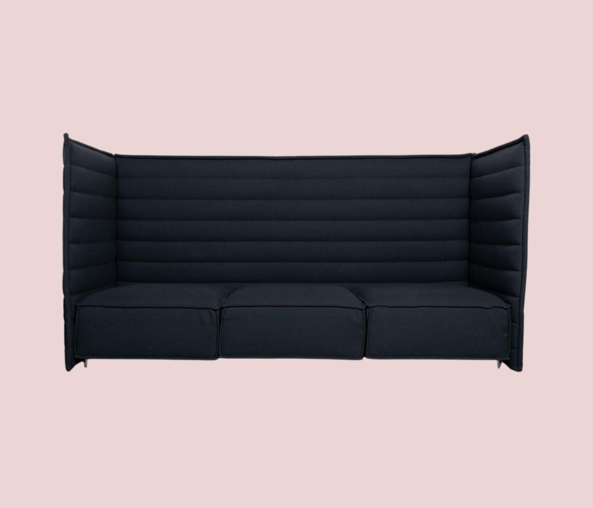 Vitra Alcove Sofa 3-Seater Anthrazit 2