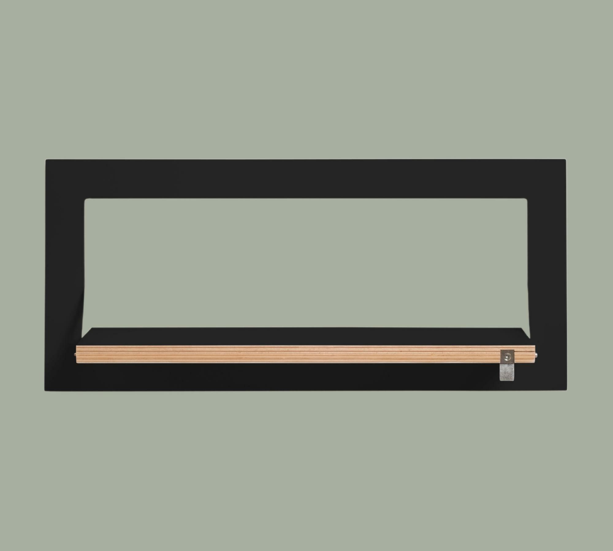 Fläpps Regal Holz Schwarz 60 x 27 cm 1