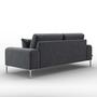 3-Sitzer Sofa Rime Samt Grau 3