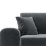 3-Sitzer Sofa Rime Samt Grau 4
