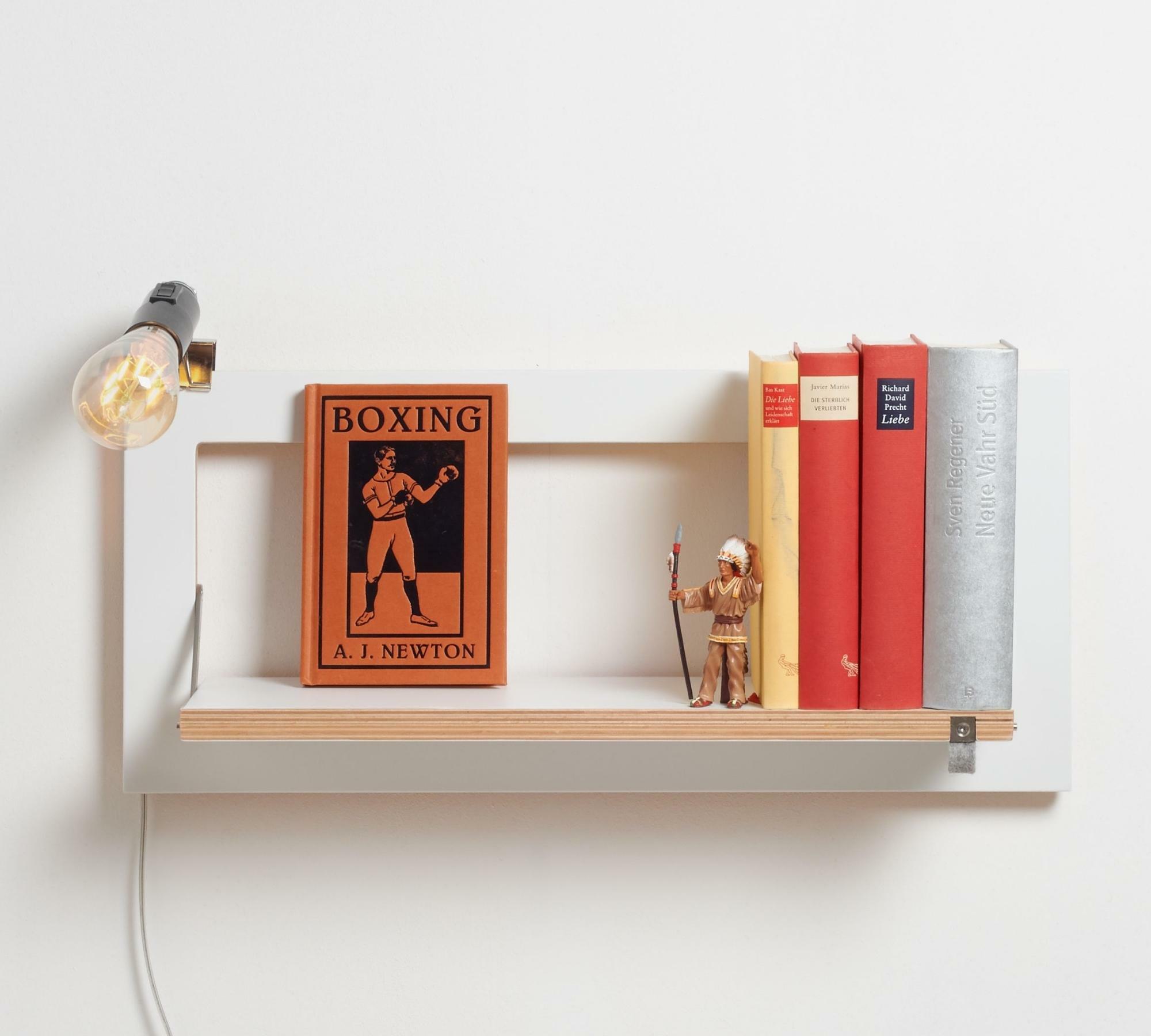 Fläpps Regal Holz Weiß 60 x 27 cm 5