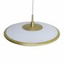 Blanche 32 Pendelleuchte Messing Kunststoff Gold 1