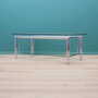 Vintage Coffee Table Glass Metal Transparent 1970s 1