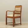 Vintage Armchair Oak Velvet Brown 1950s 2