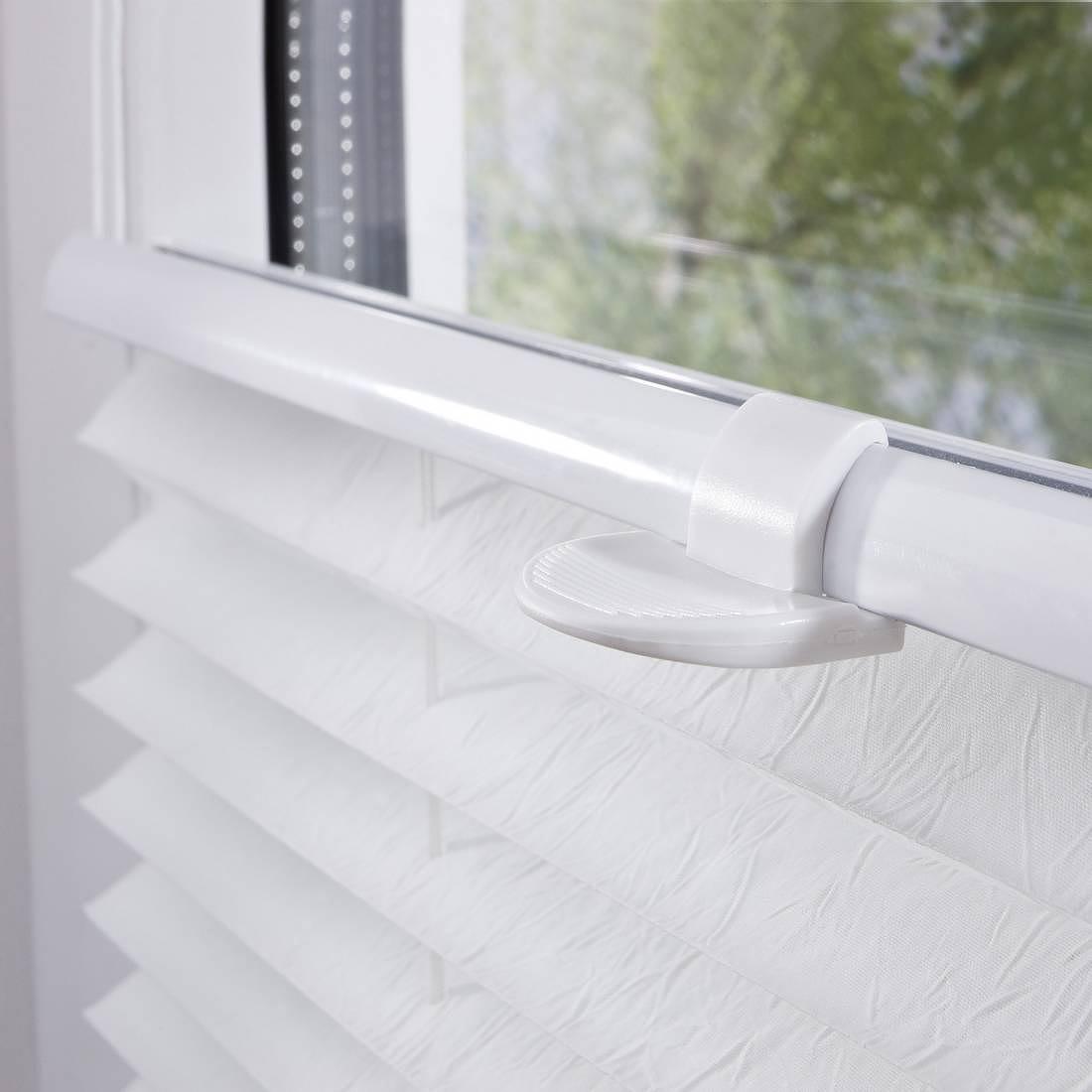 Plissee Salvaterra IV Webstoff Weiß 60 x 130 cm 3