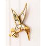 Hummingbird Wall Decoration Mirror Gold Glass Stone 3
