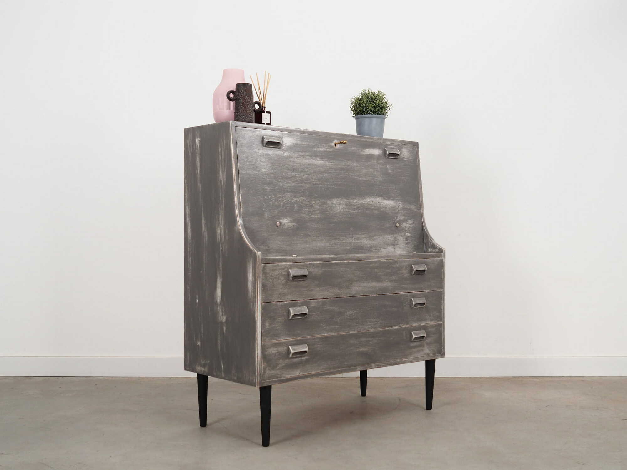 Secretary Wood Grey 1960s 5