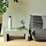 Dawn Beistelltisch Faserbeton Grau 70 cm 3