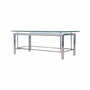 Vintage Coffee Table Glass Metal Transparent 1970s 0