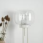 Stehlampe Metall Muranoglas 1970er Jahre 12