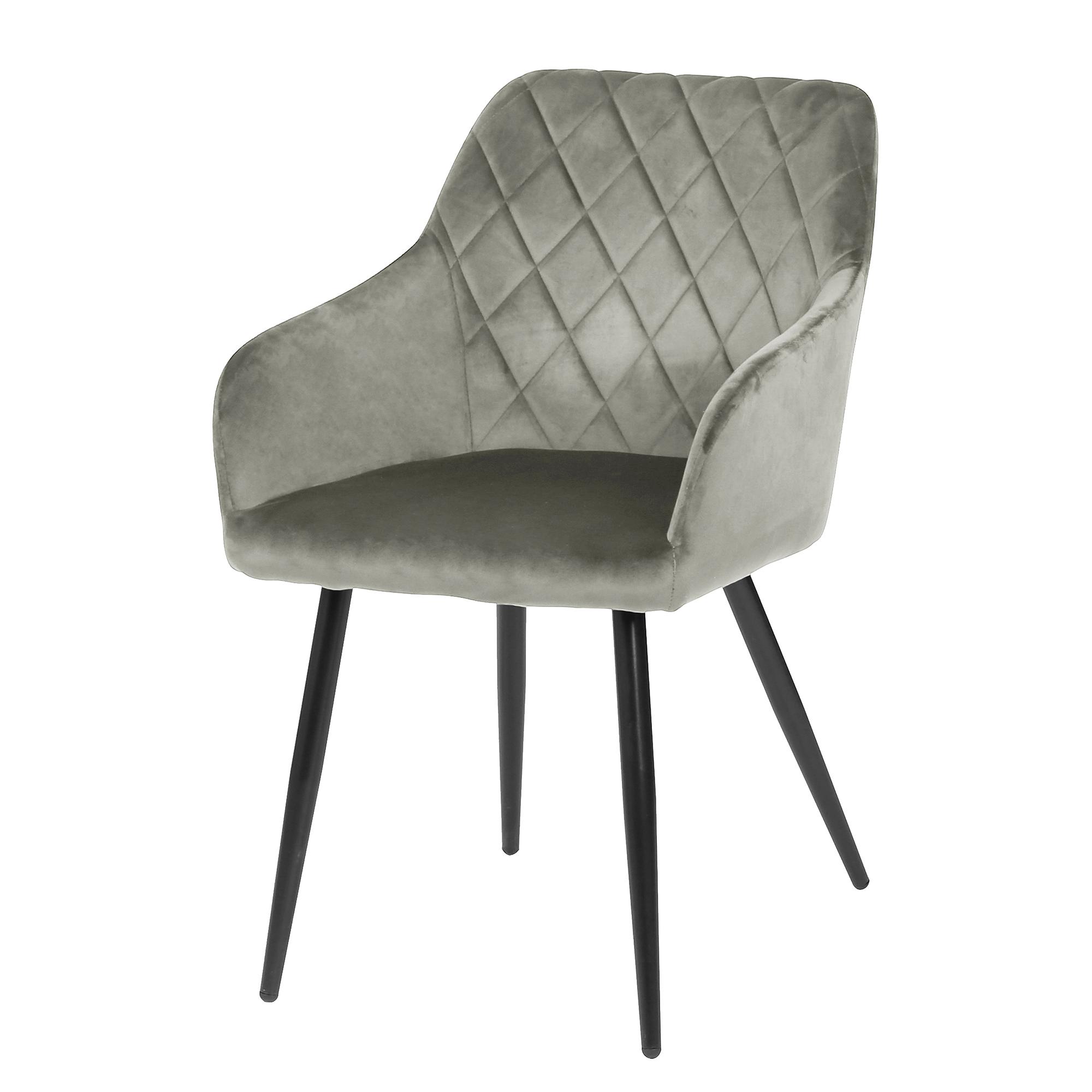 Omure Armlehnenstuhl 2er-Set Grau 2