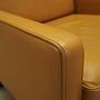 Armchair Leather Orange 1970s 11