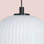 Pendant lamp frosted glass with textured surface 1