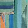 Kilim Gashgai Teppich Wolle Blau 4