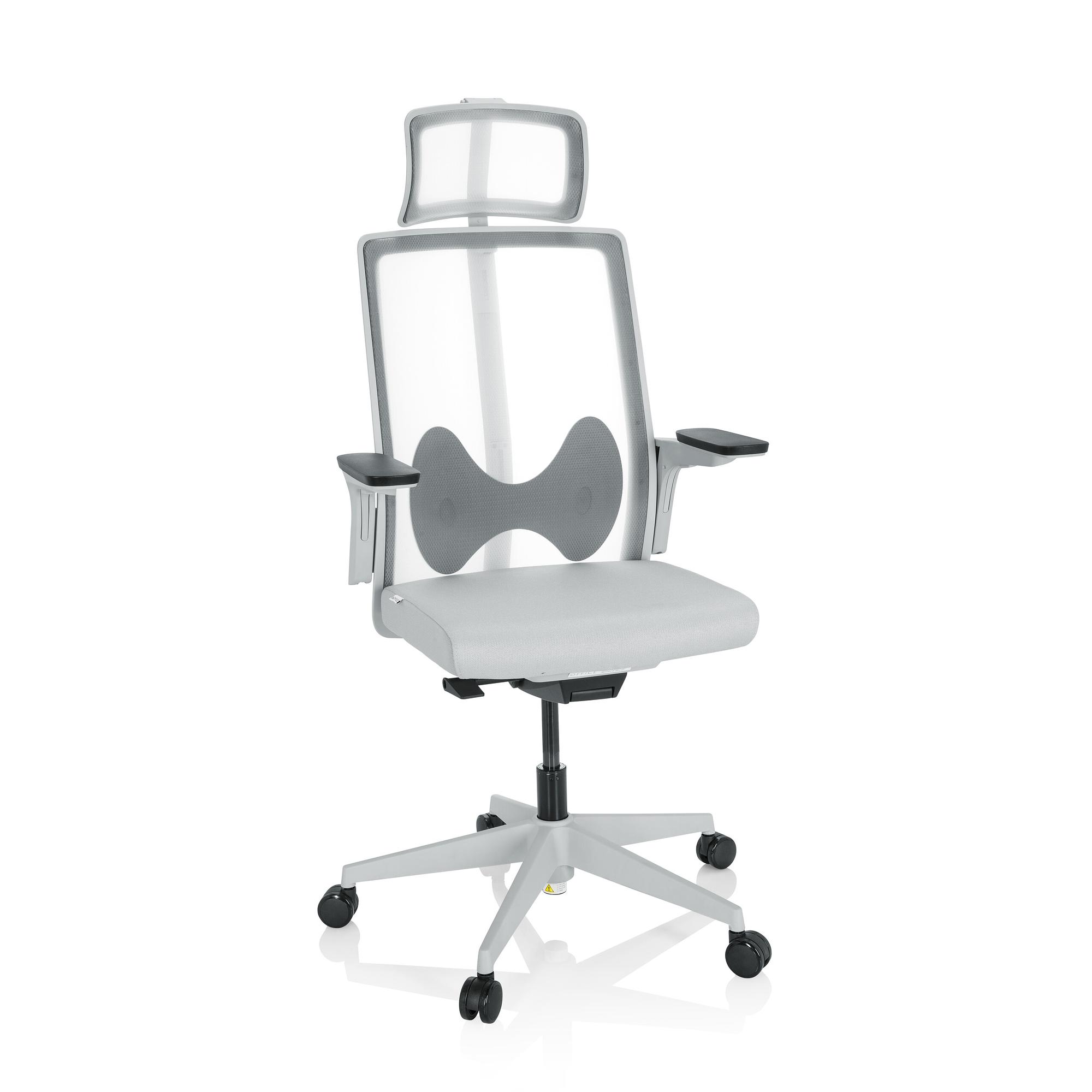 ARCEO W Bürostuhl Netzstoff Grau 0