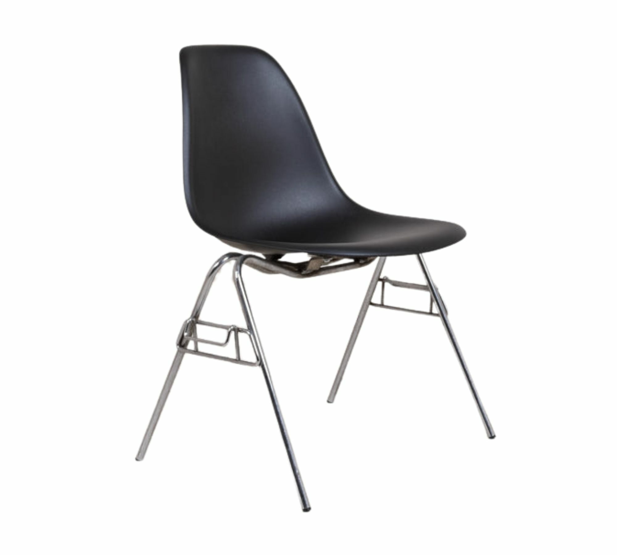 Eames DSS Plastic Side Chair Schwarz 2