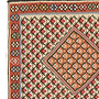 Kilim Senneh Teppich Braun 1