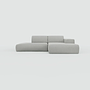 Pyllow Sofa Vegane Wolle Lichtgrau 2
