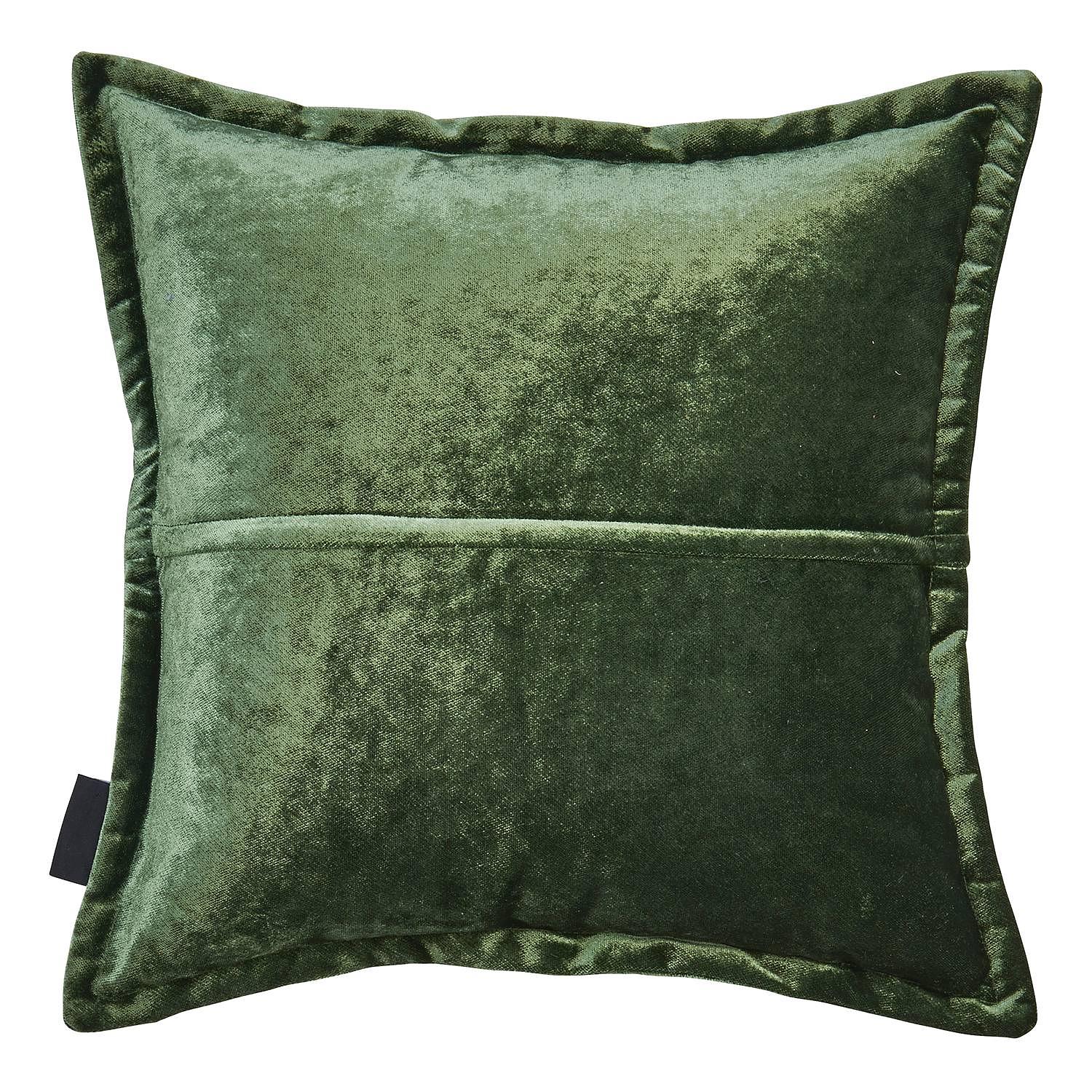 Kissenbezug Glam Mischgewebe Smaragdgrün 45 x 45 cm 1