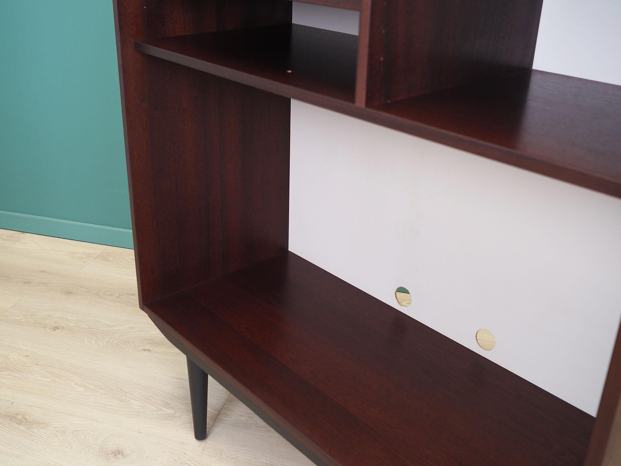 Mahogany Büucherregal 1960 Jahre 14