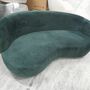 Rose 2,5-Sitzer Sofas Velour Lux Dark Green 6