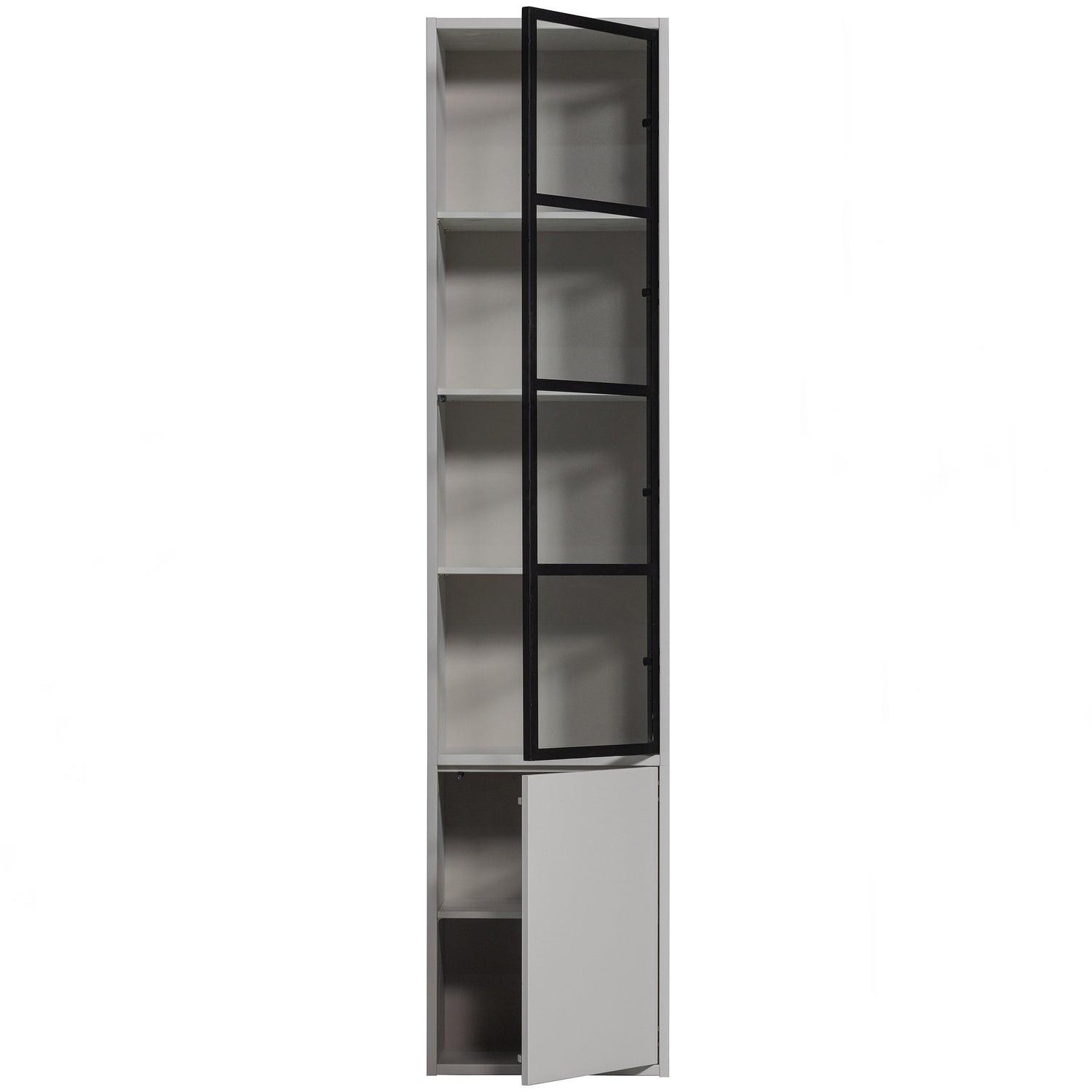 Basic Schrank Holz Grau 5