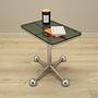 Coffee table on castors 1970s 3