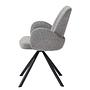 Polsterstuhl Textil Grau 3