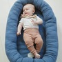 Babynest Bio-Baumwolle Kapok Blau 4