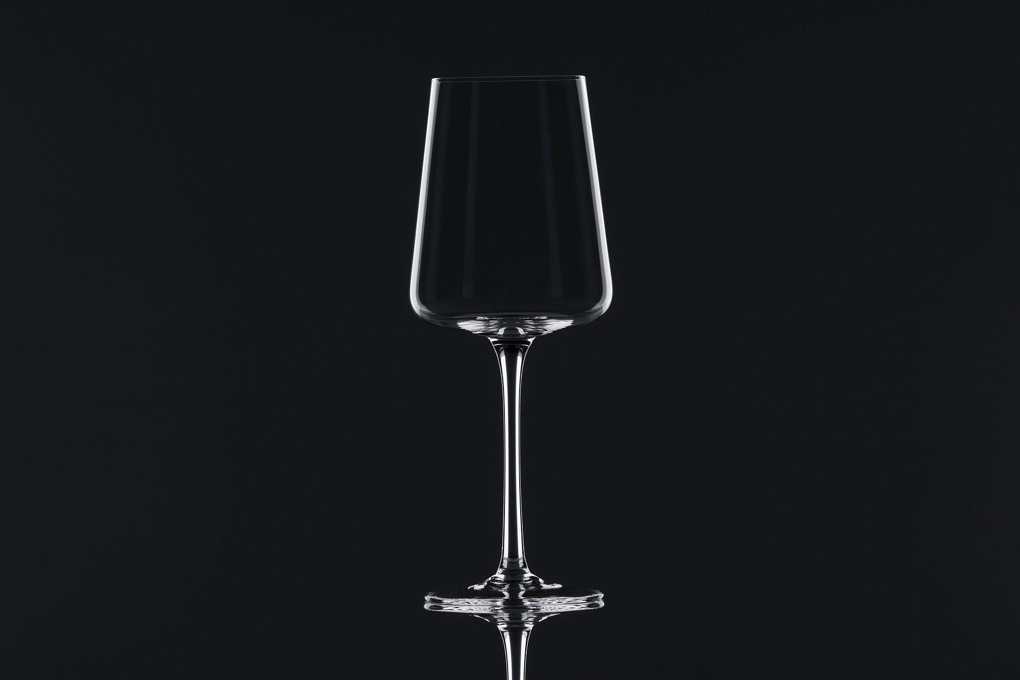 2x Shine Glass-Set Klares Glas Transparent 7x8x22cm 3