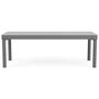 Hadley Outdoor Couchtisch Anthracite Grey Steel 30 x 70 cm 1
