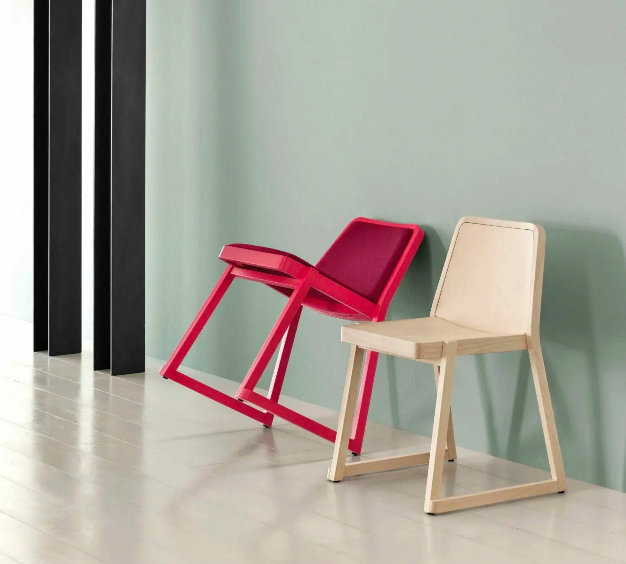 2x Roxanne Chair Wood Brown 4