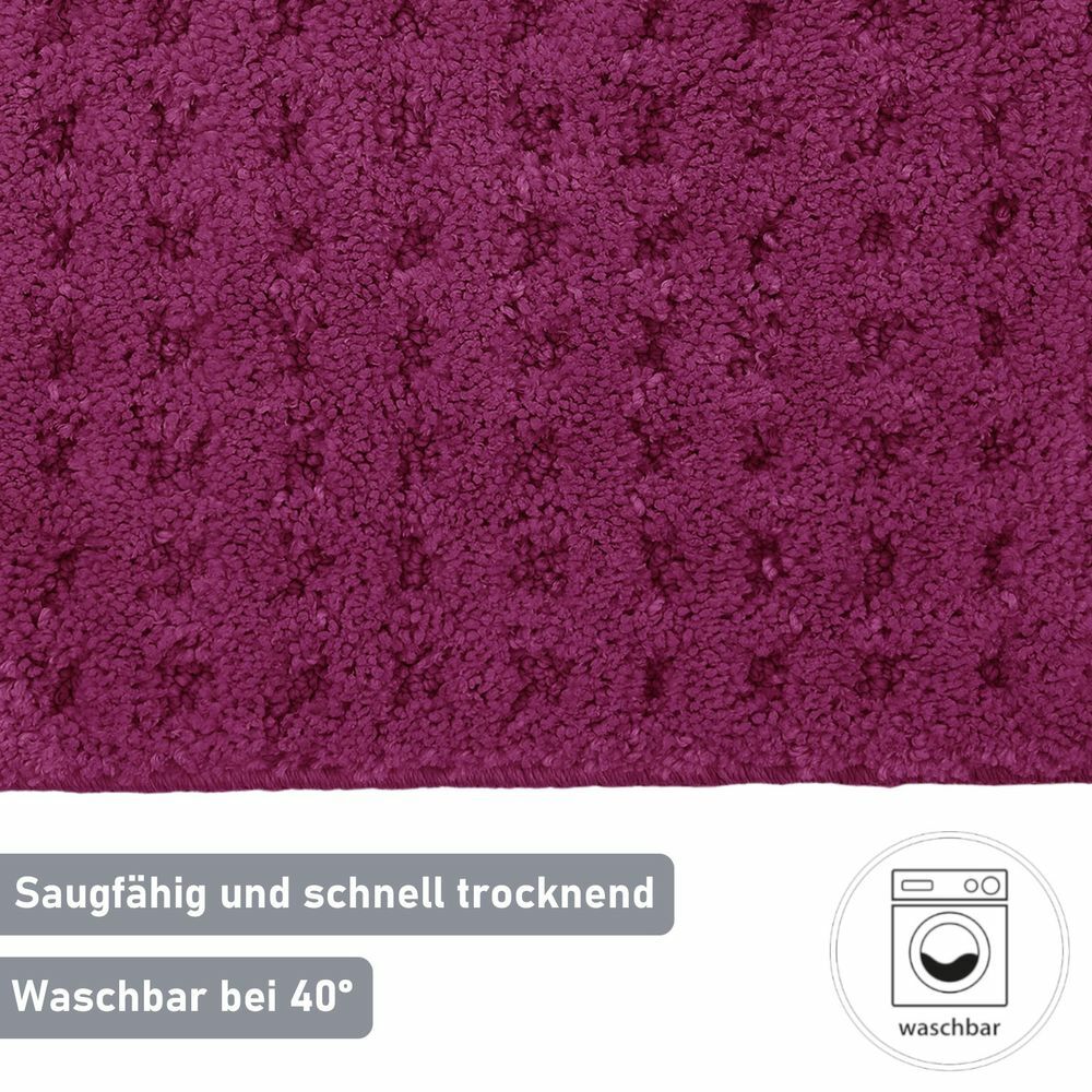 Microfaser Badematte Berry 50 x 80 cm 3