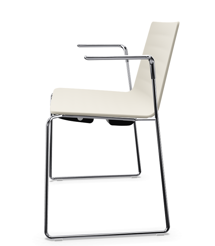 Flex Armlehnstuhl Aluminium Weiß 1