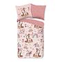 Fawn Crib Bedding Pillow Cotton Pink 1